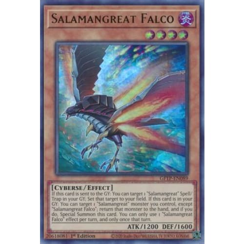 Salamangreat Falco (GFTP-EN089) Ultra Rare 1st Edition