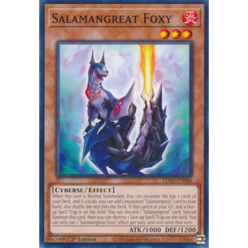 Salamangreat Foxy - LD10-EN046 Common 1st Edition - Single