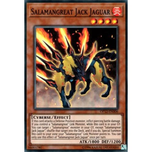 Salamangreat Jack Jaguar (OP12-EN006) Super Rare Unlimited