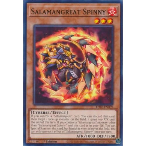 Salamangreat Spinny - LD10-EN009 Common 1st Edition - Single