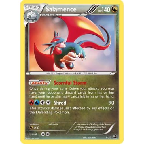 Salamence (008/020) Holo Rare Holofoil - Single