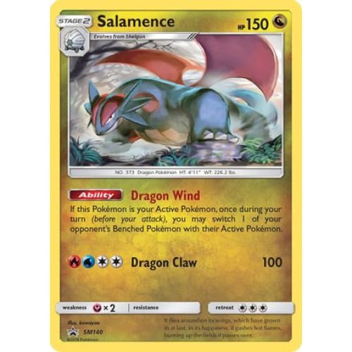 Salamence (SM140/248) Promo Holofoil - Single
