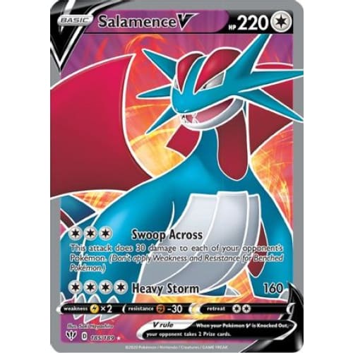 Salamence V (185/189) Ultra Rare Holofoil - Single