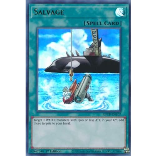 Salvage (GFTP-EN107) Ultra Rare 1st Edition - Single