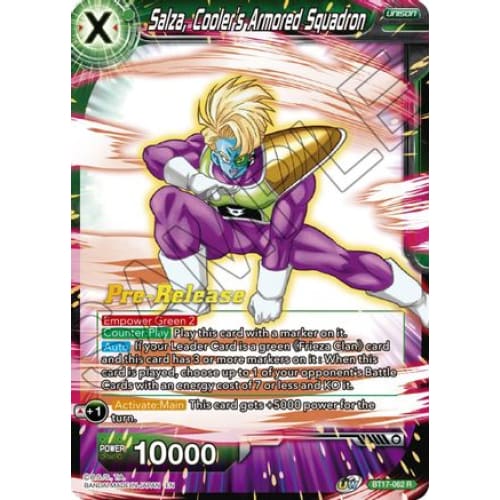 Salza Cooler’s Armored Squadron (Ultimate Squad Pre-Release