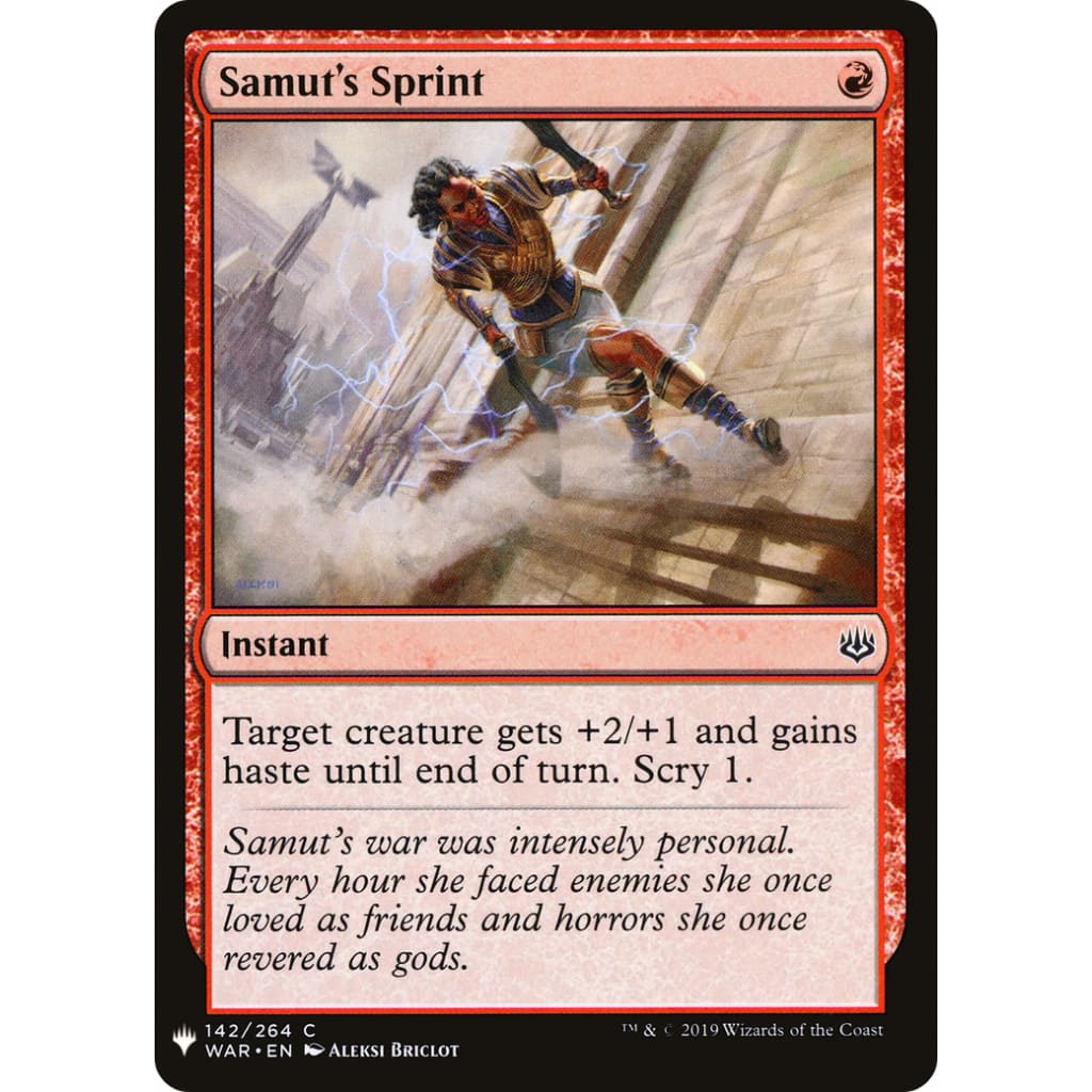 Samut’s Sprint (PLST-WAR-142) - Single