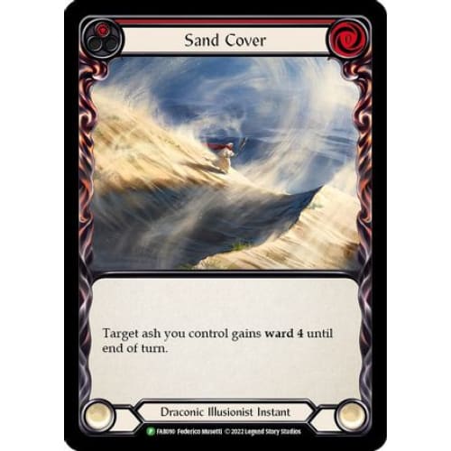 Sand Cover (Red) (FLESH AND BLOOD: PROMO CARDS) Rainbow