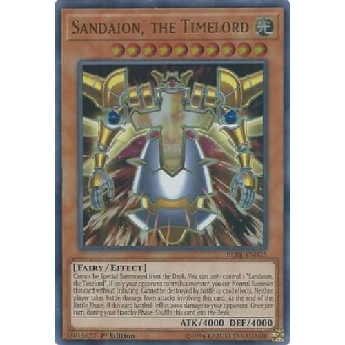 Sandaion the Timelord (BLRR-EN025) Ultra Rare 1st Edition