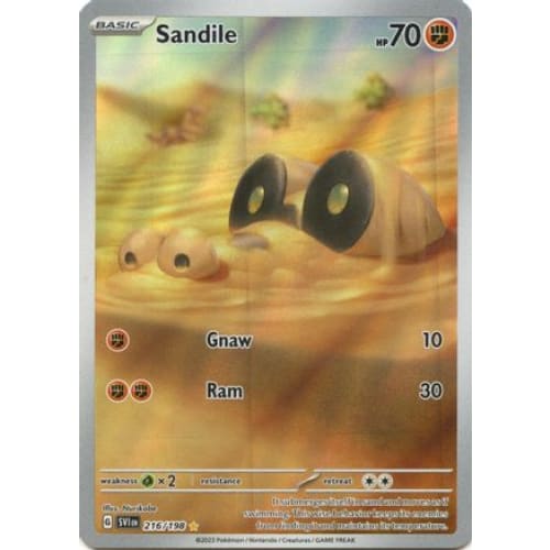 Sandile - 216/198 (216) Illustration Rare Holofoil - Single