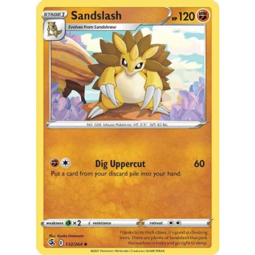 Sandslash (132/264) Uncommon - Single