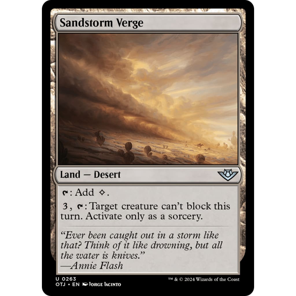 Sandstorm Verge (OTJ-263) - Single