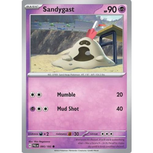Sandygast - 095/193 (95) Common Reverse Holofoil - Single