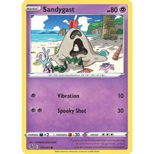 Sandygast (125/264) Common Reverse Holofoil - Single