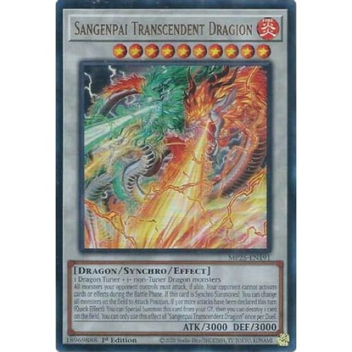 Sangenpai Transcendent Dragion - MP25-EN191 Ultra Rare 1st