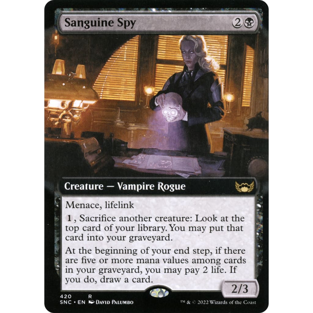 Sanguine Spy (SNC-420): (Extended Art) Foil - Single