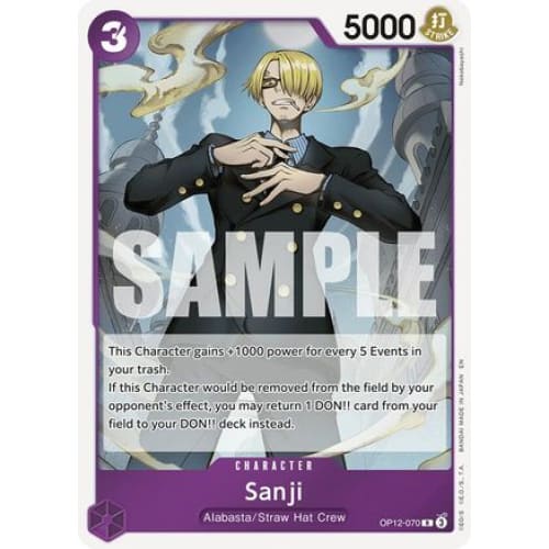 Sanji (070) OP12-070 R Legacy of the Master Foil - Single