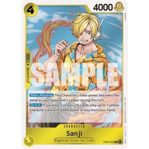 Sanji (EB04-052) EB04-052 R Adventure on Kami’s Island Foil