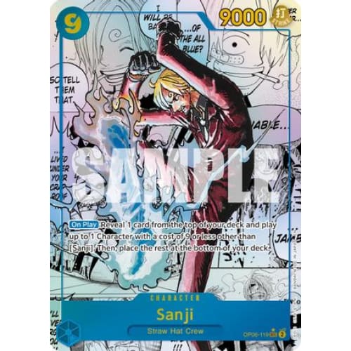 Sanji (Manga) OP06-119 SEC Premium Booster -The Best- Vol.
