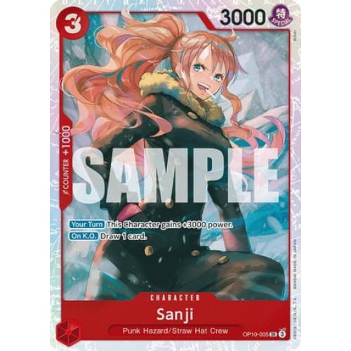 Sanji OP10-005 SR Royal Blood Foil - Single