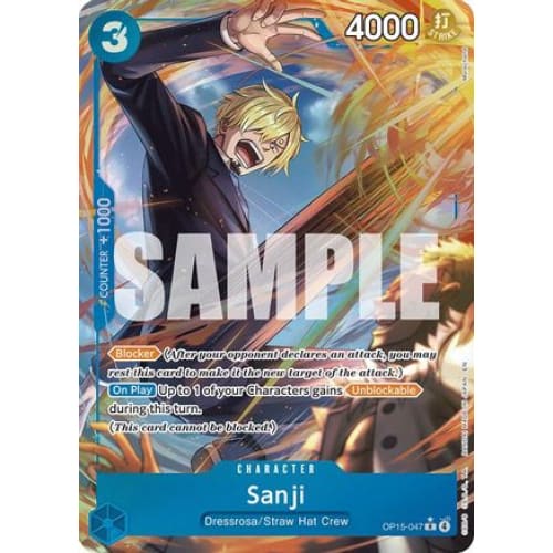 Sanji (OP15-047) (Alternate Art) OP15-047 R Adventure