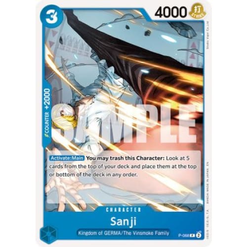 Sanji - P-068 (Reprint) PR Premium Booster -The Best- Vol.