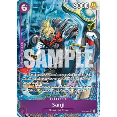 Sanji (Parallel) OP07-064 SR 500 Years in the Future Foil