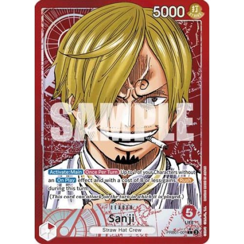 Sanji (PRB01-001) (Alternate Art) PRB01-001 L Premium
