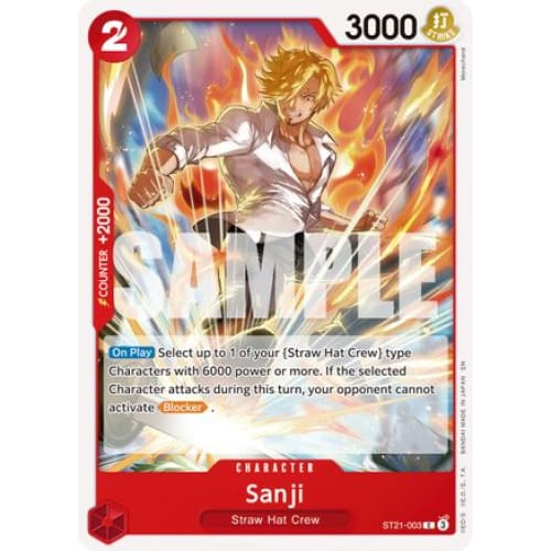 Sanji - ST21-003 (Reprint) C Premium Booster -The Best-