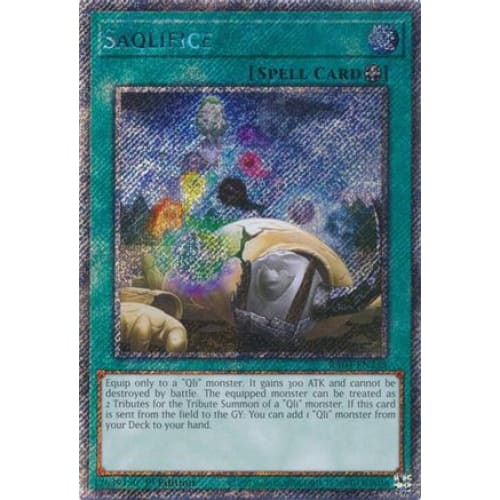 Saqlifice (Platinum Secret Rare) - RA04-EN238 Platinum Rare