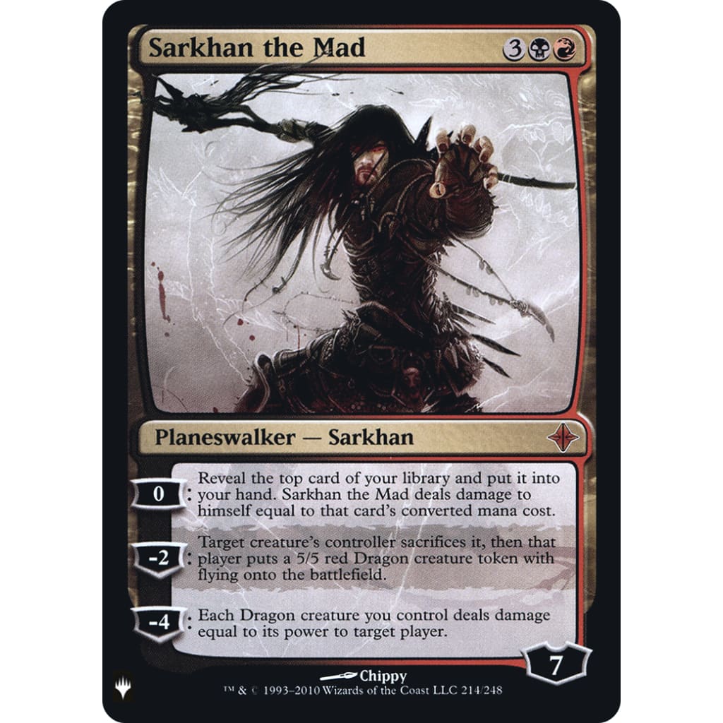 Sarkhan the Mad (PLST-ROE-214) Foil - Single