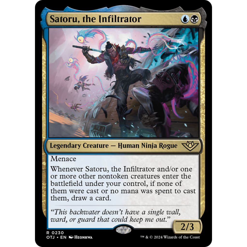 Satoru the Infiltrator (OTJ-230) - Single