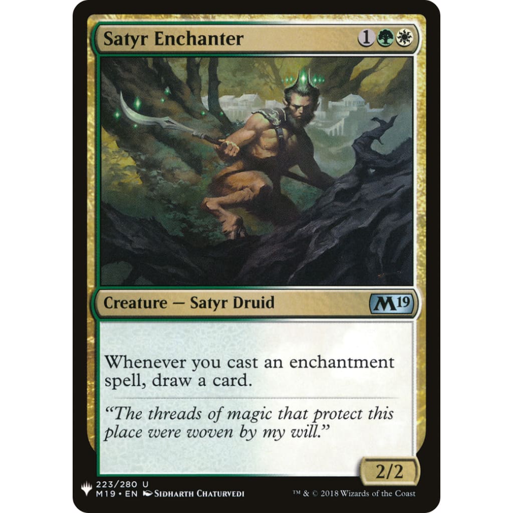 Satyr Enchanter (PLST-M19-223) - Single