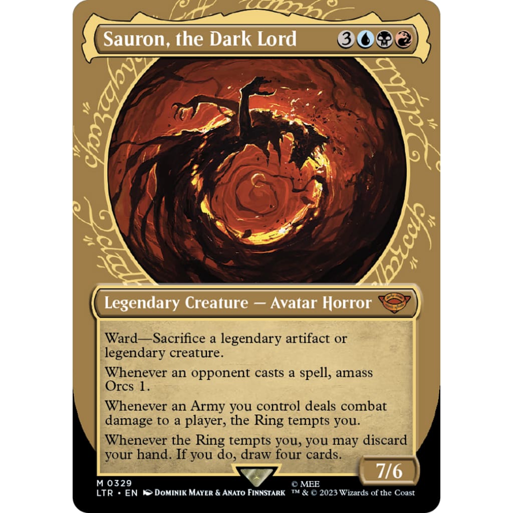 Sauron the Dark Lord (LTR-329): (Showcase) - Single