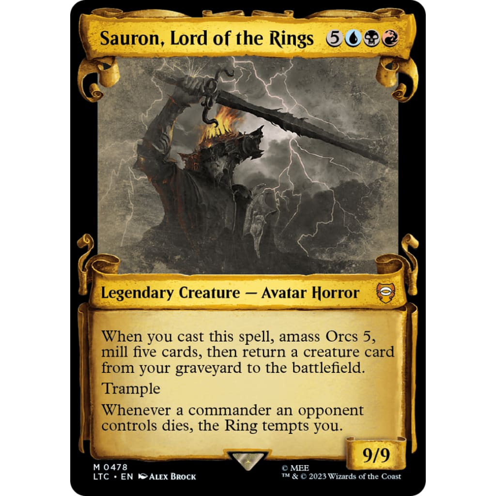 Sauron Lord of the Rings (LTC-478): (Showcase) - Single
