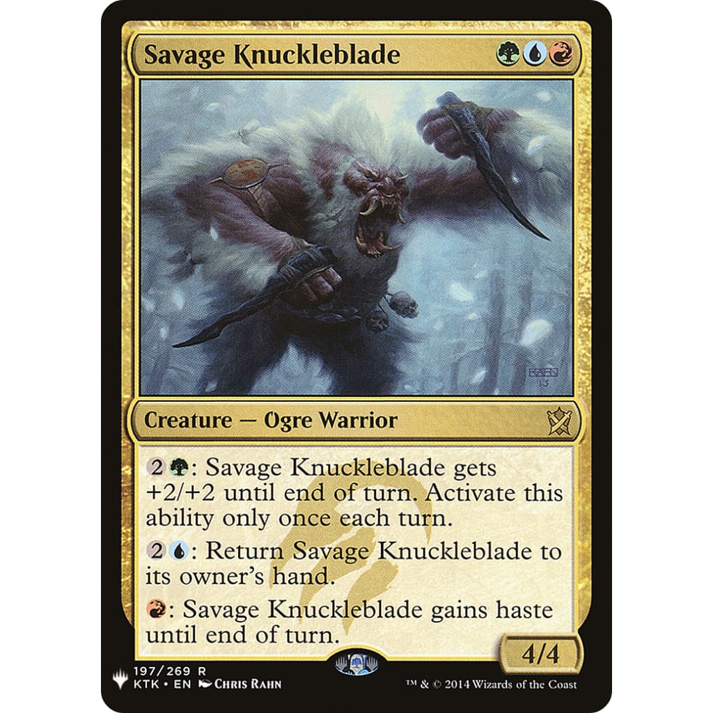 Savage Knuckleblade (PLST-KTK-197) - Single