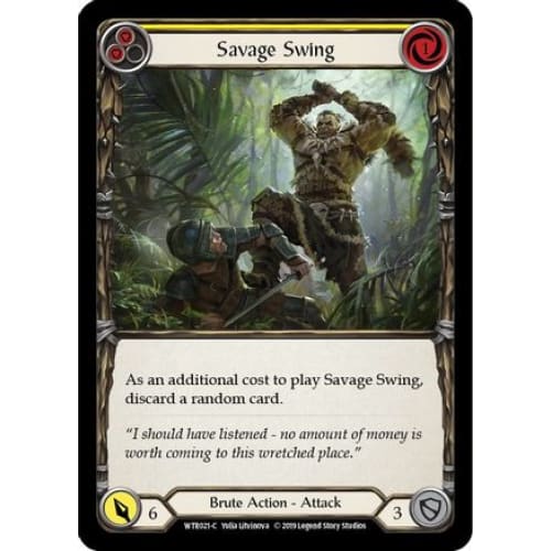 Savage Swing (Yellow) (WELCOME TO RATHE) 1st Edition