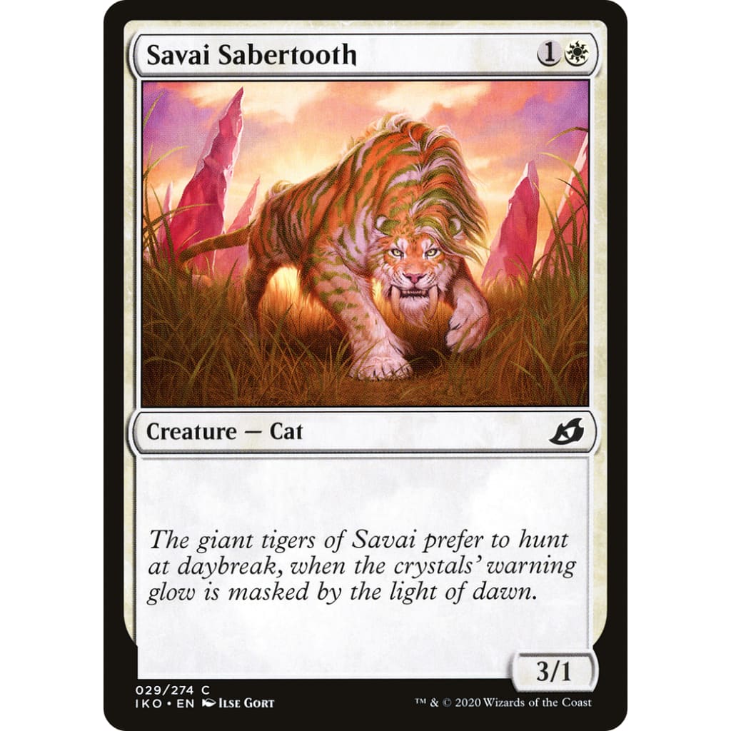 Savai Sabertooth (IKO-029) Foil - Single