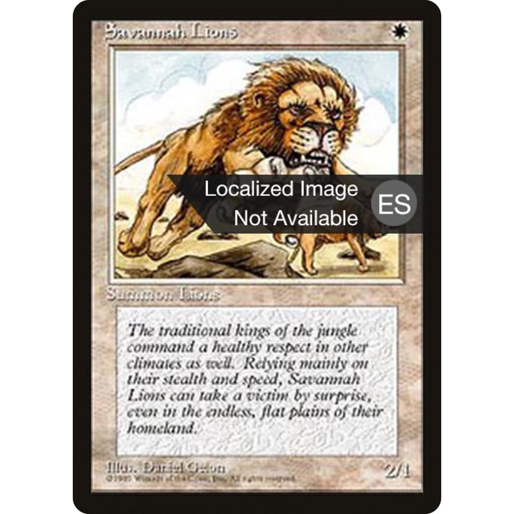 Savannah Lions (4BB-048) - Single