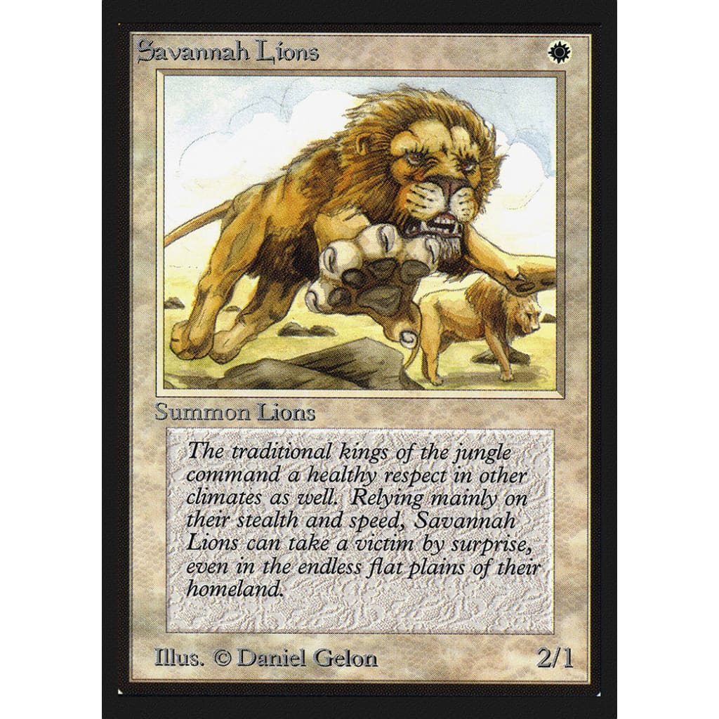 Savannah Lions (CED-039) - Single