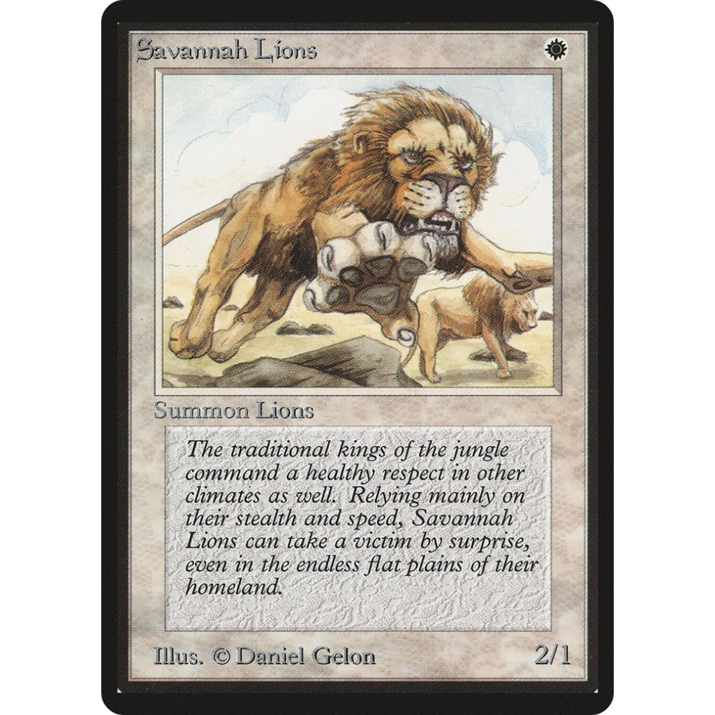 Savannah Lions (LEB-039) - Single