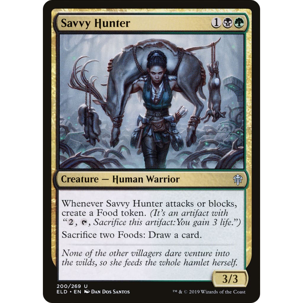 Savvy Hunter (ELD-200) Foil - Single