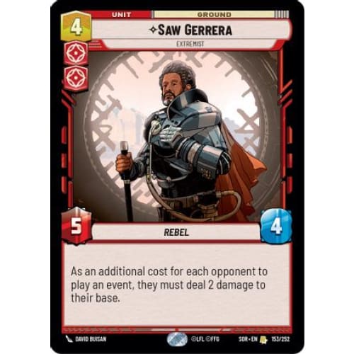 Saw Gerrera - Extremist (153/252) - Spark of Rebellion