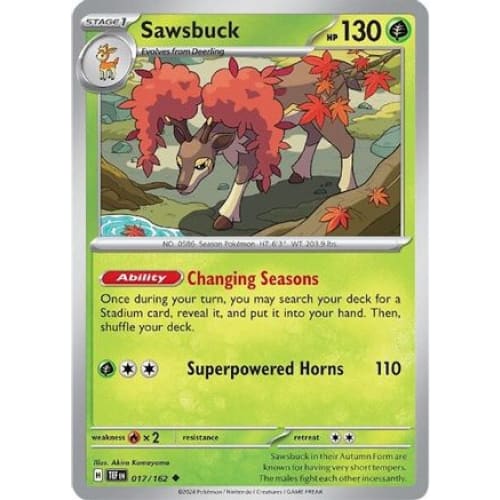 Sawsbuck (17) Uncommon - Single