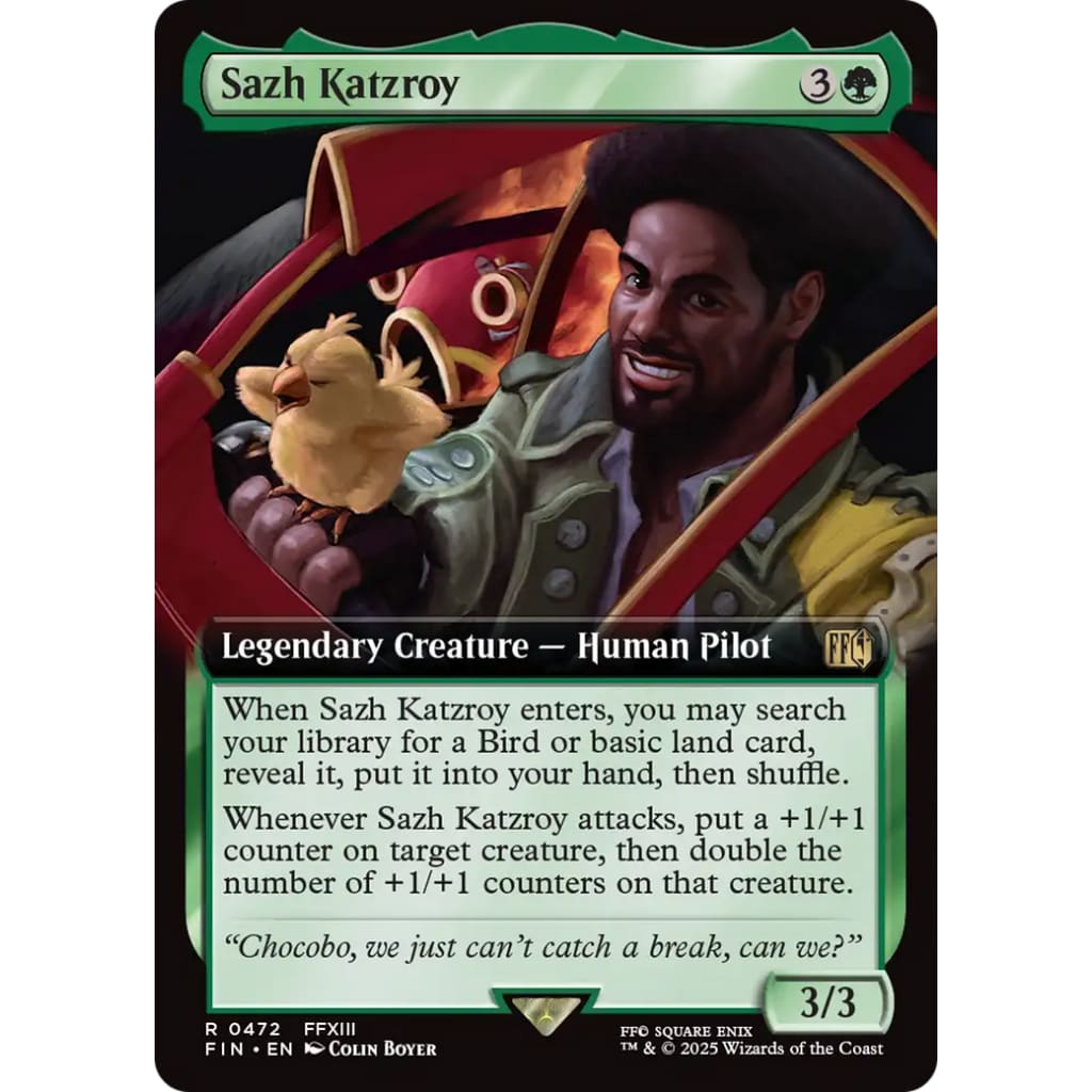 Sazh Katzroy (FIN-472): (Extended Art) - Single