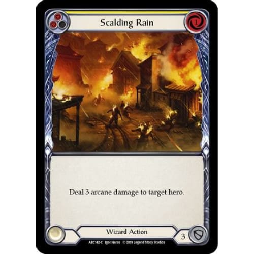 Scalding Rain (Yellow) (ARCANE RISING) Unlimited Edition
