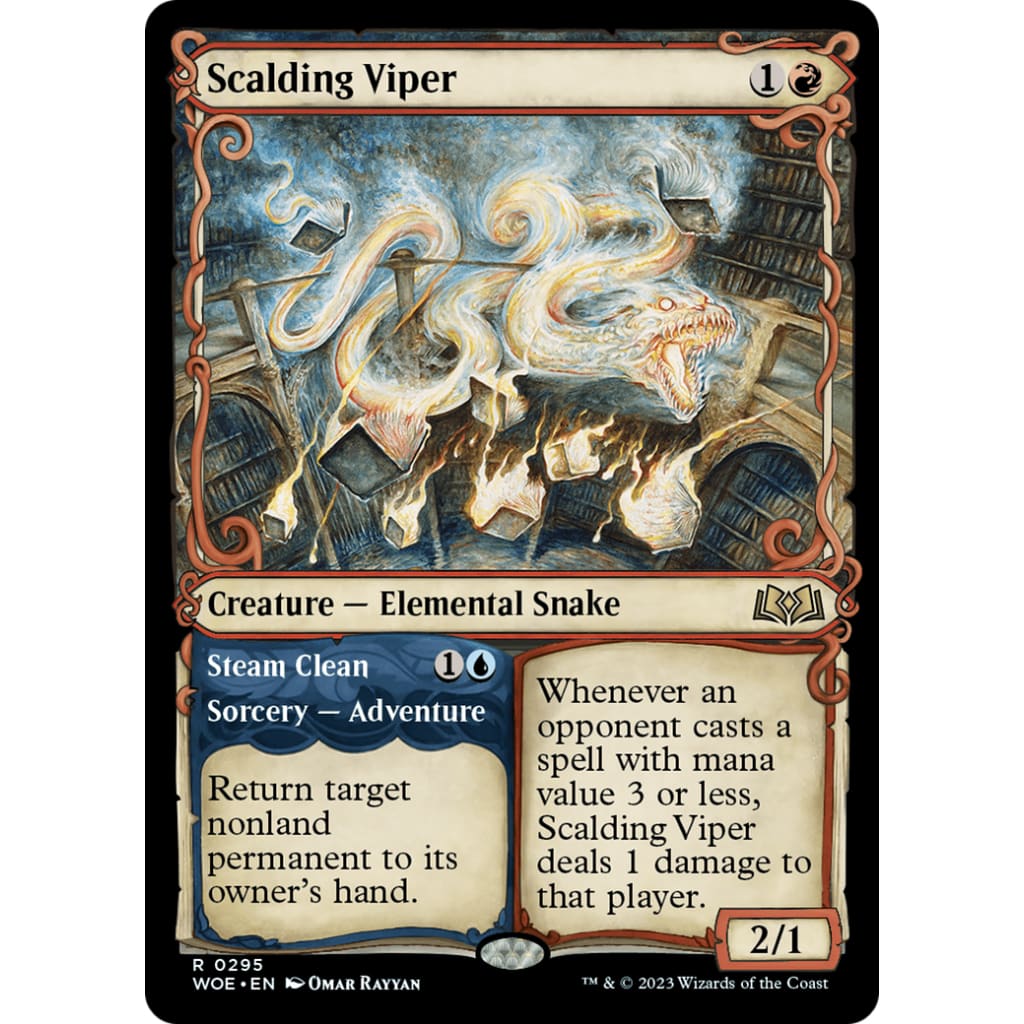 Scalding Viper // Steam Clean (WOE-295): (Showcase) Foil