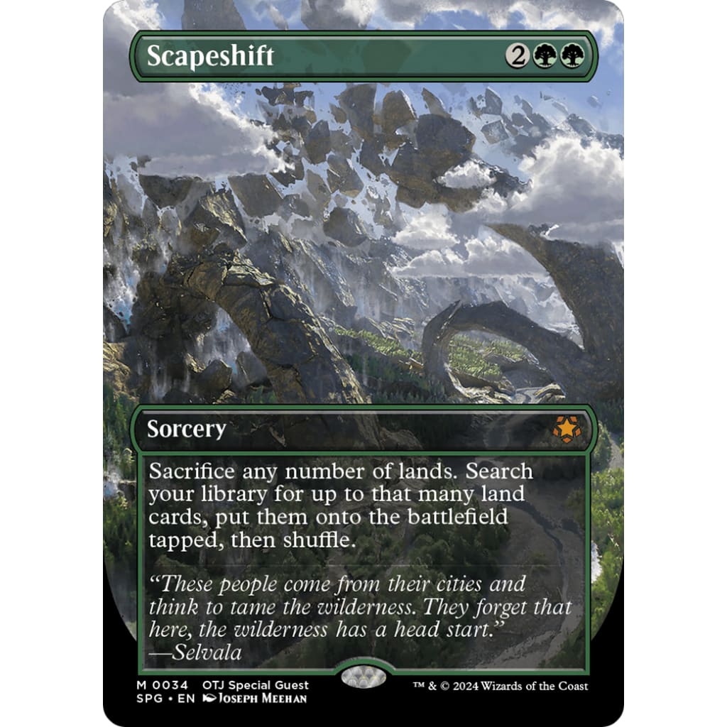 Scapeshift (SPG-034) (Borderless) Foil - Single