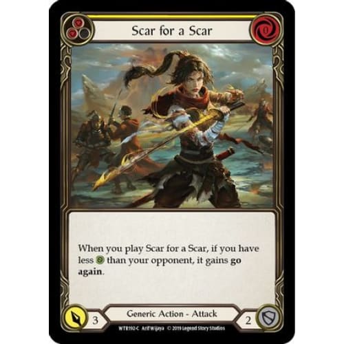 Scar for a (Yellow) (WELCOME TO RATHE) Unlimited Edition