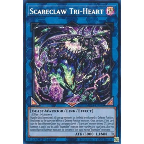 Scareclaw Tri-Heart - MP23-EN088 Prismatic Secret Rare 1st