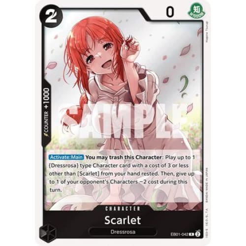 Scarlet EB01-042 R Extra Booster: Memorial Collection Foil
